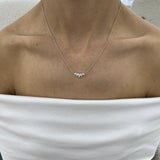 Diamond Pendant Necklace 0.5 ct White Gold