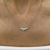 Diamond Pendant Necklace 0.5 ct White Gold
