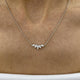 Diamond Pendant Necklace 0.5 ct White Gold