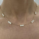 Diamond Chain Necklace 4.5 ct Yellow Gold