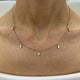 Diamond Chain Necklace 0.8 ct Rose Gold
