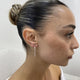 Diamond Drop Earrings 1.3 ct Rose Gold
