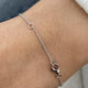 Diamond Chain Bracelet 1.90 ct White Gold