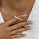 Diamond Pendant Necklace 1.9 ct White Gold