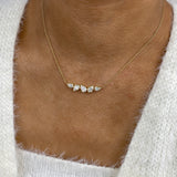 Diamond Pendant Necklace 1.9 ct Yellow Gold