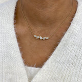 Diamond Pendant Necklace 1.9 ct Yellow Gold