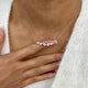 Diamond Pendant Necklace 2 ct Rose Gold