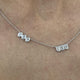 Diamond Chain Necklace 4.4 ct White Gold