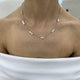 Diamond Chain Necklace 4.4 ct White Gold
