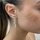 Diamond Drop Earrings 3 ct White Gold