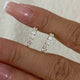 Diamond Hoop Earrings 1.2 ct Yellow Gold