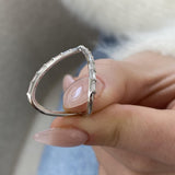 Diamond Chevron Fashion Ring 0.75 ct TCW, White Gold 14K