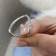 Diamond Chevron Fashion Ring 0.75 ct TCW, White Gold 14K