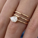 Elyndra Ring 1 ct TCW , Solid Gold 14k