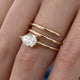 Elyndra Ring 1 ct TCW , Solid Gold 14k