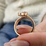 Elyndra Ring 1 ct TCW , Solid Gold 14k