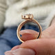 Elyndra Ring 1 ct TCW , Solid Gold 14k