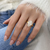Nexa Engagement Ring 4.20 Carat Yellow Gold
