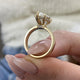 Nexa Engagement Ring 4.20 Carat Yellow Gold