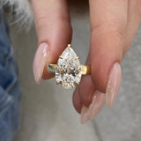 Nexa Engagement Ring 4.20 Carat Yellow Gold