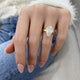 Solitaire with Pave Band