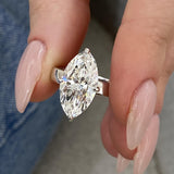Zyra Engagement Ring 4.20 Carat White Gold