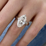Zyra Engagement Ring 4.20 Carat White Gold
