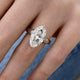 Zyra Engagement Ring 4.20 Carat White Gold