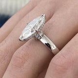 Zyra Engagement Ring 4.20 Carat White Gold