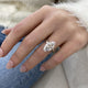 Zyra Engagement Ring 4.20 Carat White Gold