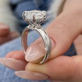 Velora Engagement Ring 3.15 Carat White Gold