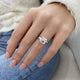 Velora Engagement Ring 3.15 Carat White Gold