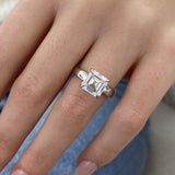Velora Engagement Ring 3.15 Carat White Gold