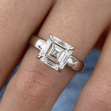 Velora Engagement Ring 3.15 Carat White Gold