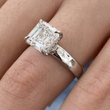 Velora Engagement Ring 3.15 Carat White Gold