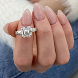 Solitaire with Pave Band