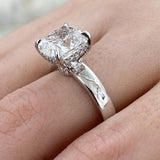 Eliselle Engagement Ring 4.15 Carat White Gold