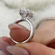 Eliselle Engagement Ring 4.15 Carat White Gold