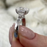 Eliselle Engagement Ring 4.15 Carat White Gold