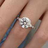 Iselda Engagement Ring 3 Carat White Gold