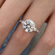 Iselda Engagement Ring 3 Carat White Gold