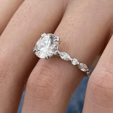 Iselda Engagement Ring 3 Carat White Gold