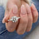 Iselda Engagement Ring 3 Carat White Gold