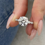 Iselda Engagement Ring 3 Carat White Gold