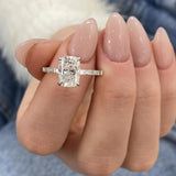 Valoura Engagement Ring 2.40 Carat White Gold