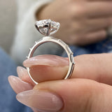 Valoura Engagement Ring 2.40 Carat White Gold