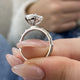 Valoura Engagement Ring 2.40 Carat White Gold