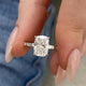 Valoura Engagement Ring 2.40 Carat White Gold