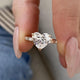 Marcele Engagement Ring 2.40 Carat Rose Gold