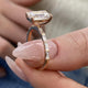 Serenelle Engagement Ring 2.40 Carat Rose Gold